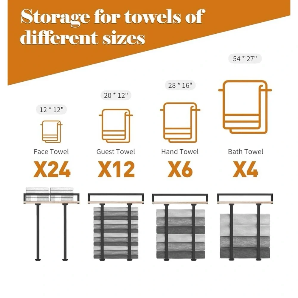 Small bathroom towel holder